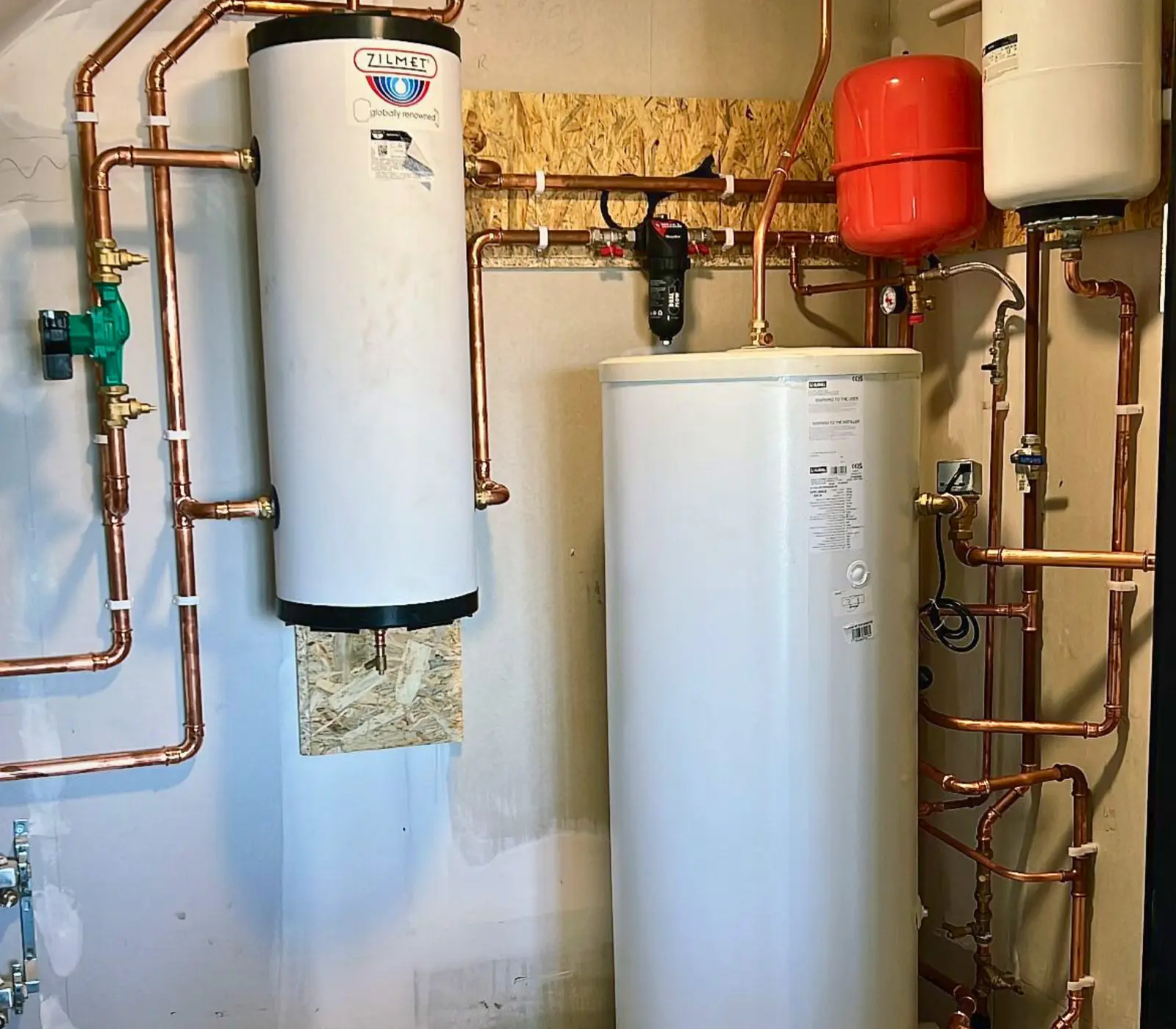 Heat pump installation as part of a heat pump system in Scotland
